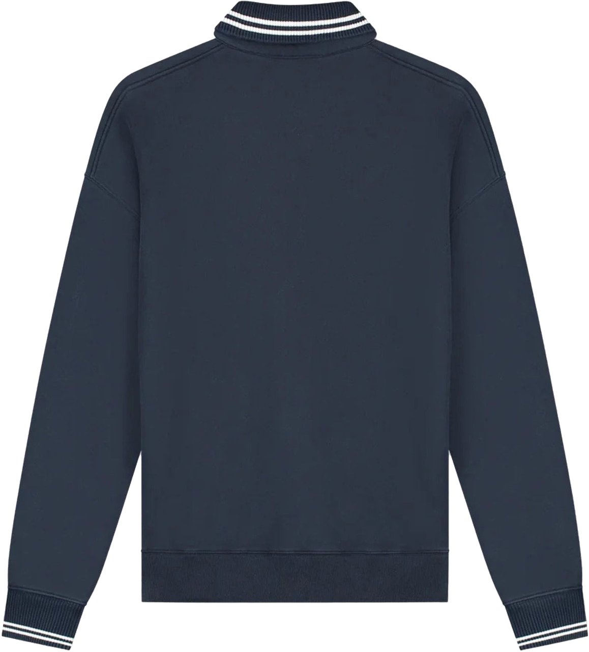 ØLÅF Olaf Tipping Detail Oversized Polo Polos Donkerblauw M230205 Blauw