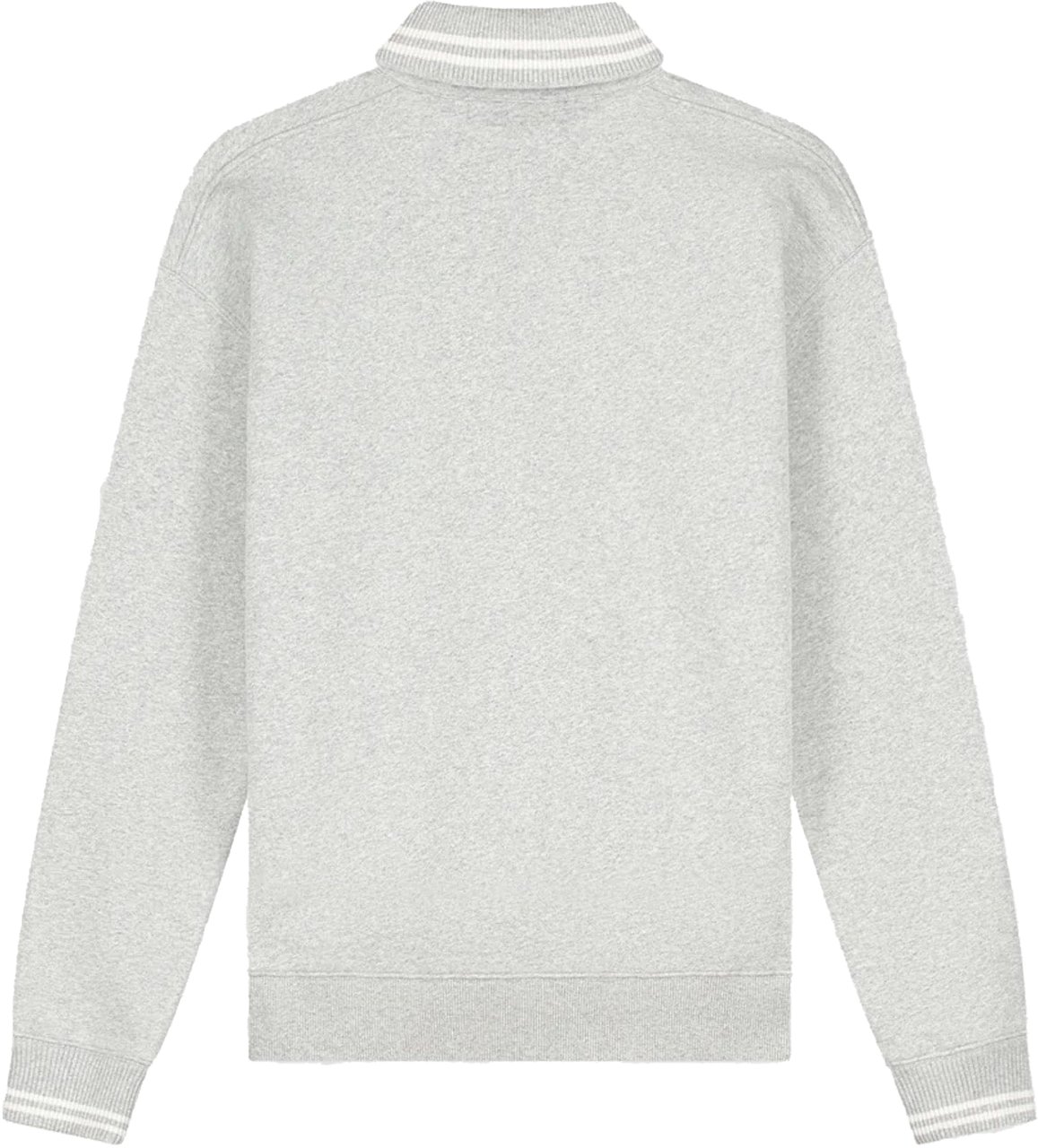 ØLÅF Olaf Tipping Detail Oversized Polo Polos Grijs M230205 Grijs