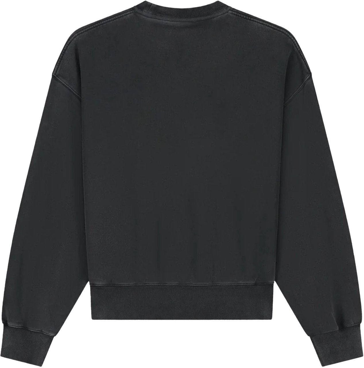 ØLÅF Olaf Washed Signature Boxy Crewneck Sweaters Donkergrijs M230206 Grijs