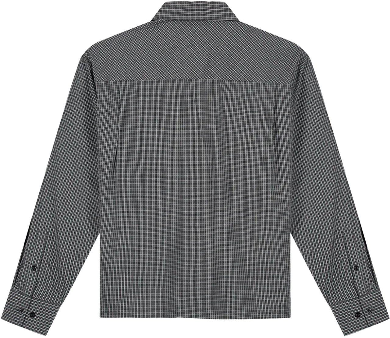 ØLÅF Olaf Checked Boxy Shirt Lange Mouw Overhemden Donkerbruin M230303 Bruin