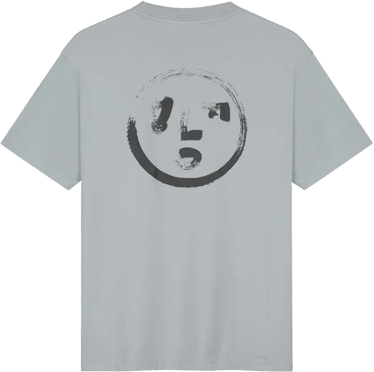 ØLÅF Olaf Brushstroke Face Tee T-shirts Grijs M240101 Grijs