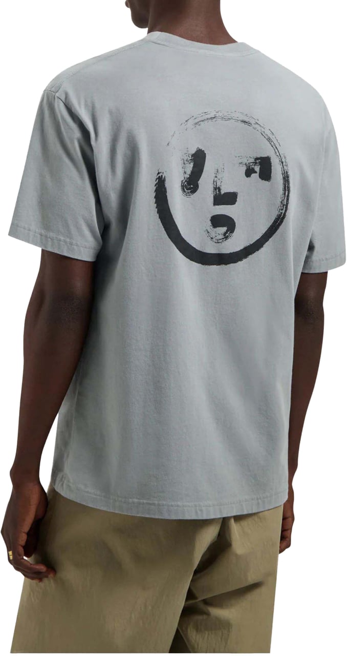 ØLÅF Olaf Brushstroke Face Tee T-shirts Grijs M240101 Grijs