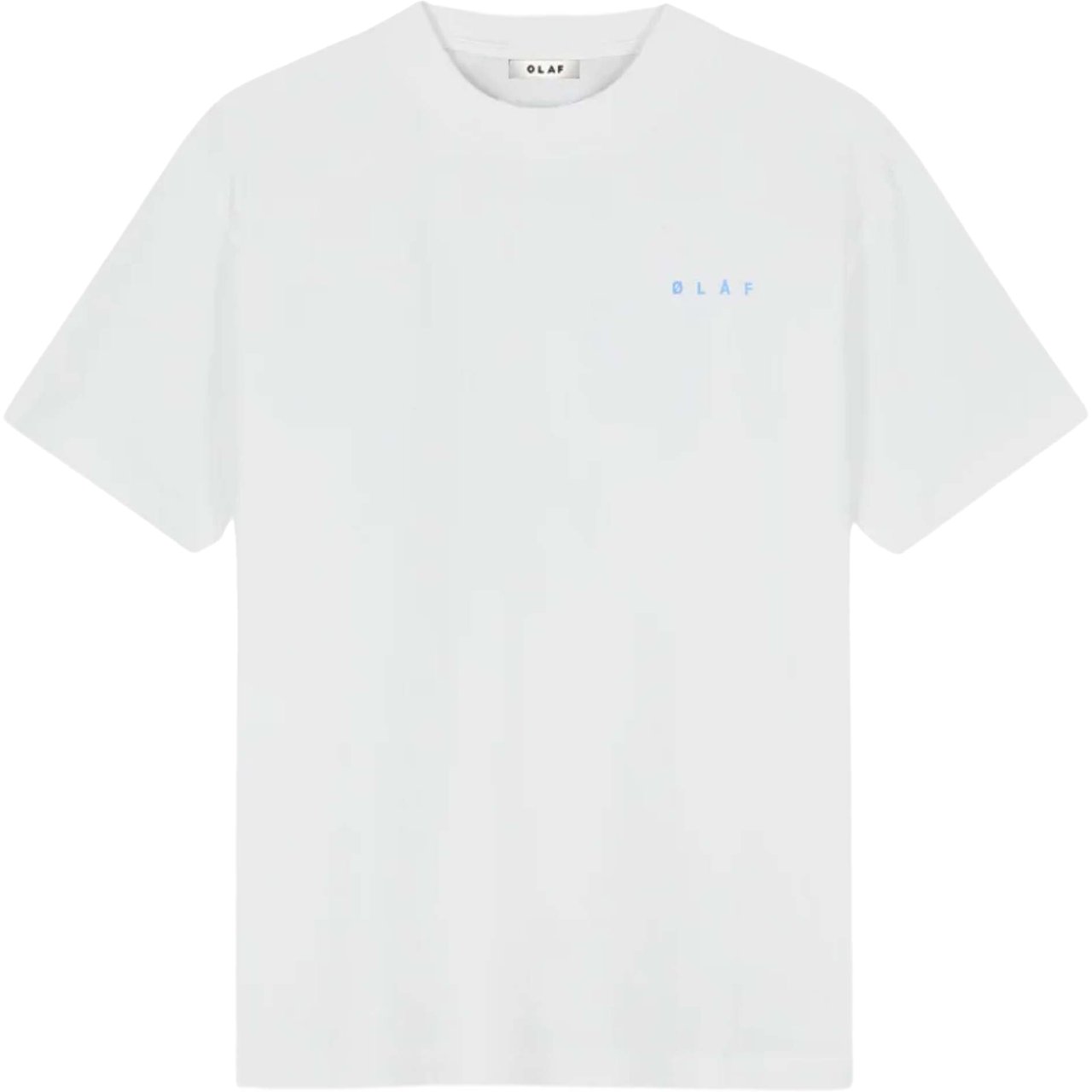 ØLÅF Olaf Brushstroke Face Tee T-shirts Wit M240101 Wit
