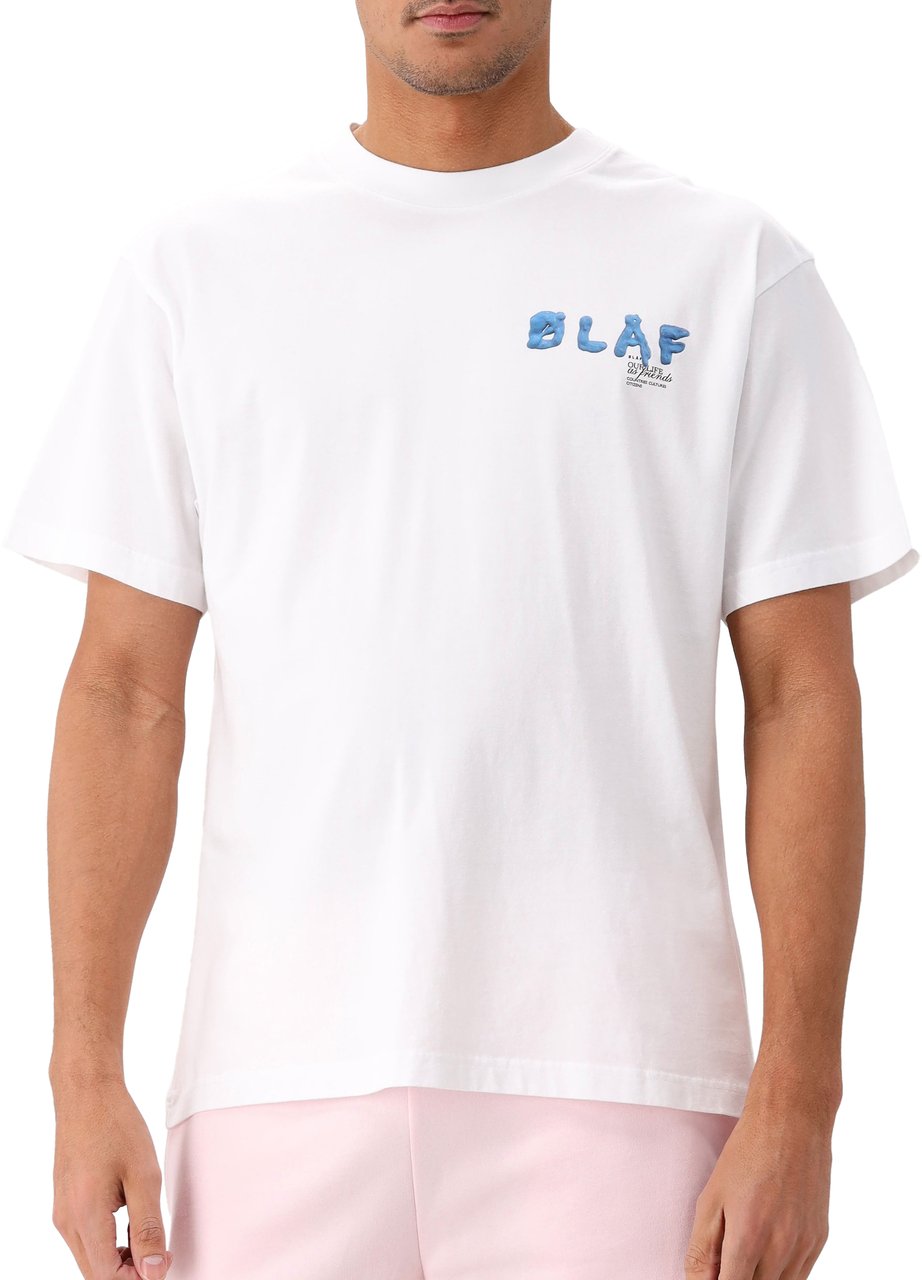ØLÅF Ølaf T-shirt Wit Paint Wit