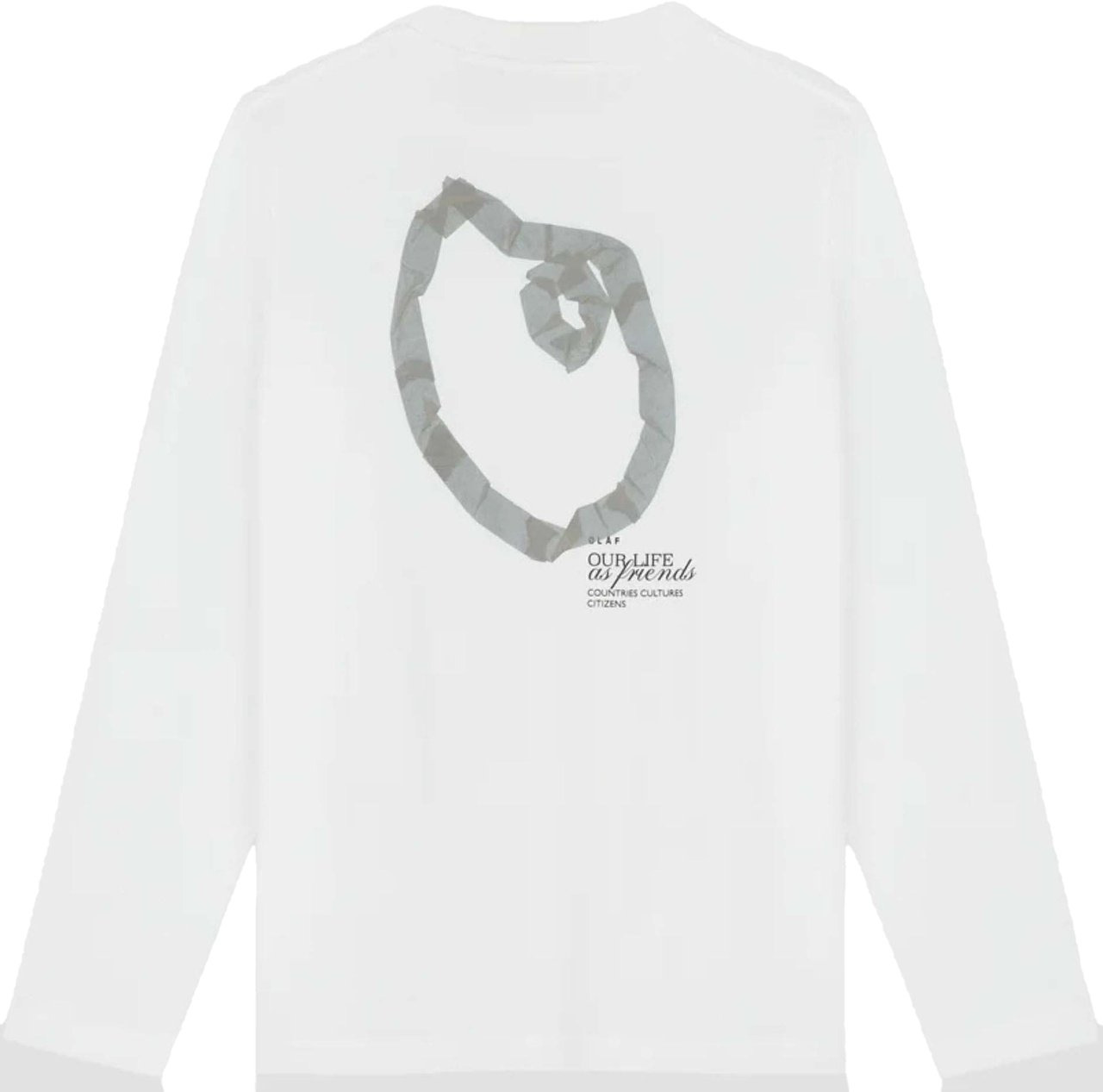 ØLÅF Olaf Tape Palette Ls Tee Longsleeves Wit M240108 Wit