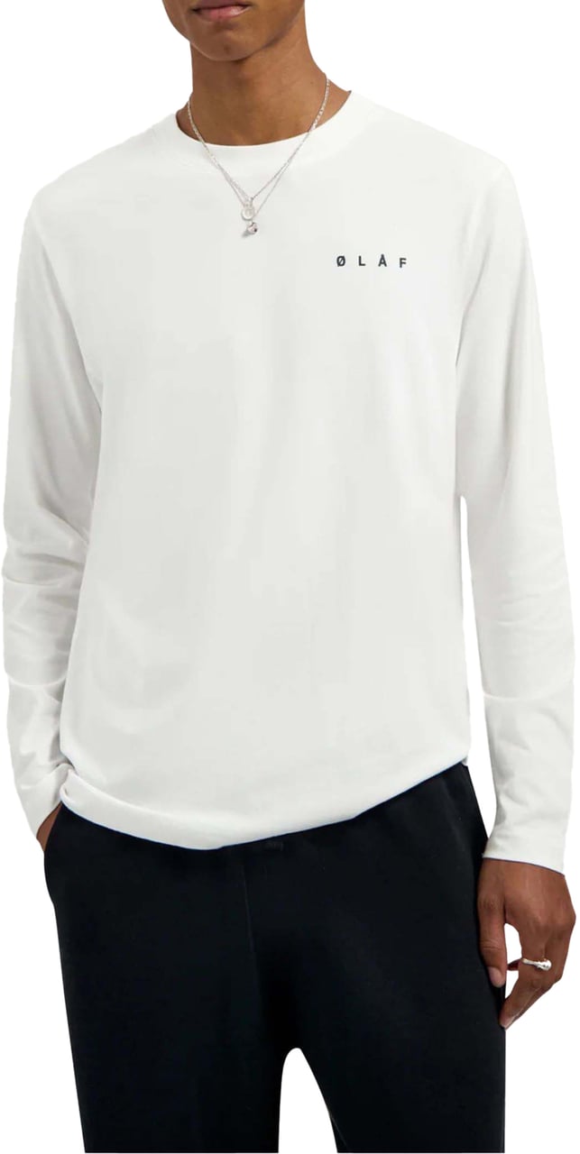 ØLÅF Olaf Tape Palette Ls Tee Longsleeves Wit M240108 Wit