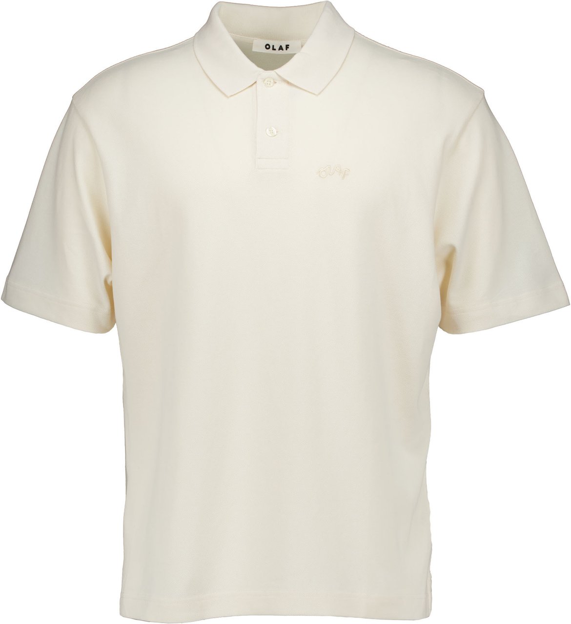 ØLÅF Olaf Signature Pique Polo Polos Off White M240111 Wit