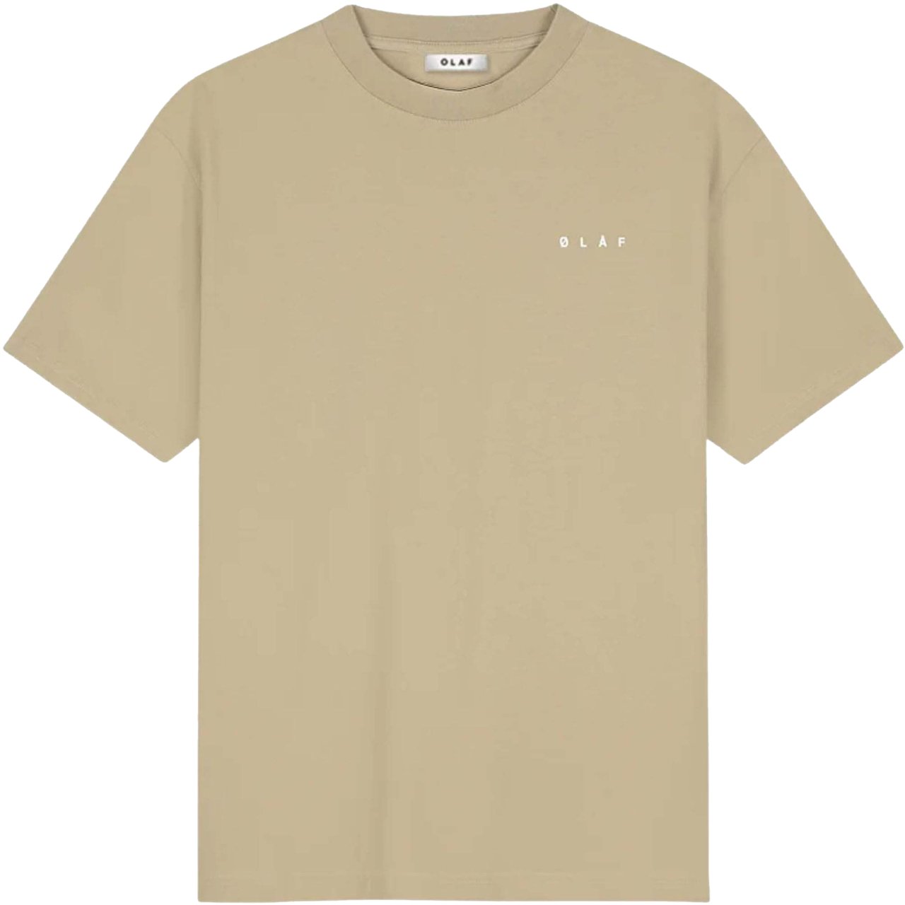 ØLÅF Olaf Taped Monogram Ss Tee T-shirts Khaki M240113 Groen