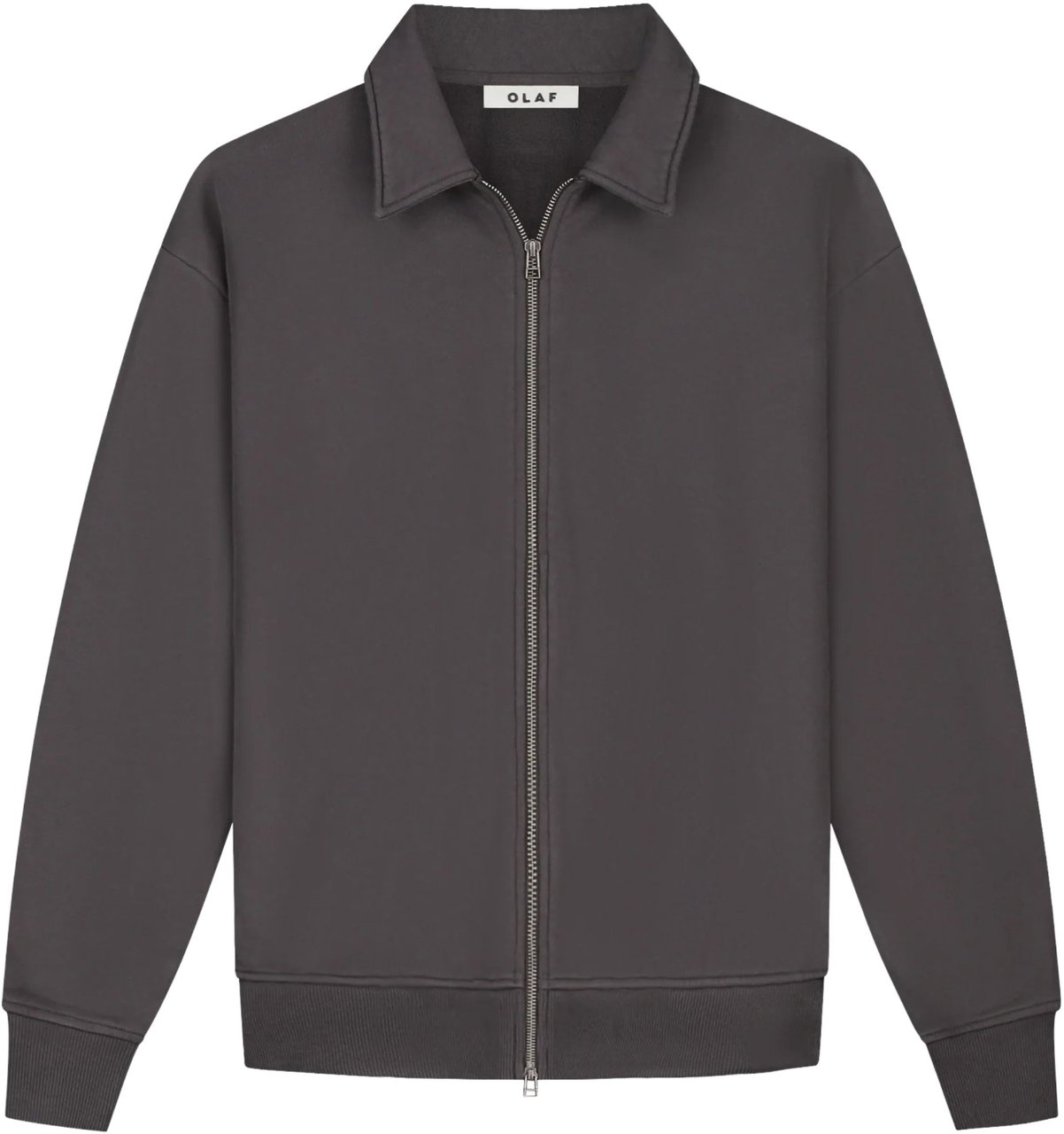 ØLÅF Olaf Essential Zip Up Polo Polos Grijs M240208 Grijs