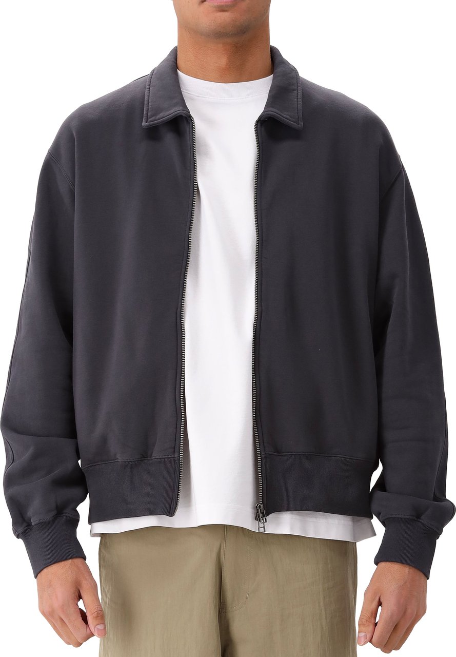 ØLÅF Ølaf Vest Grijs Essential Zip Up Grijs