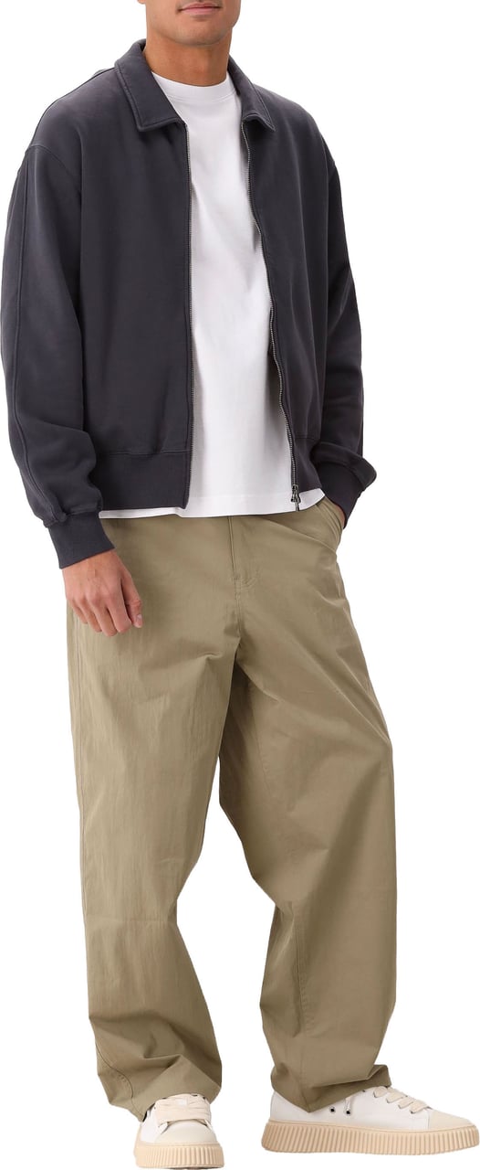 ØLÅF Ølaf Vest Grijs Essential Zip Up Grijs