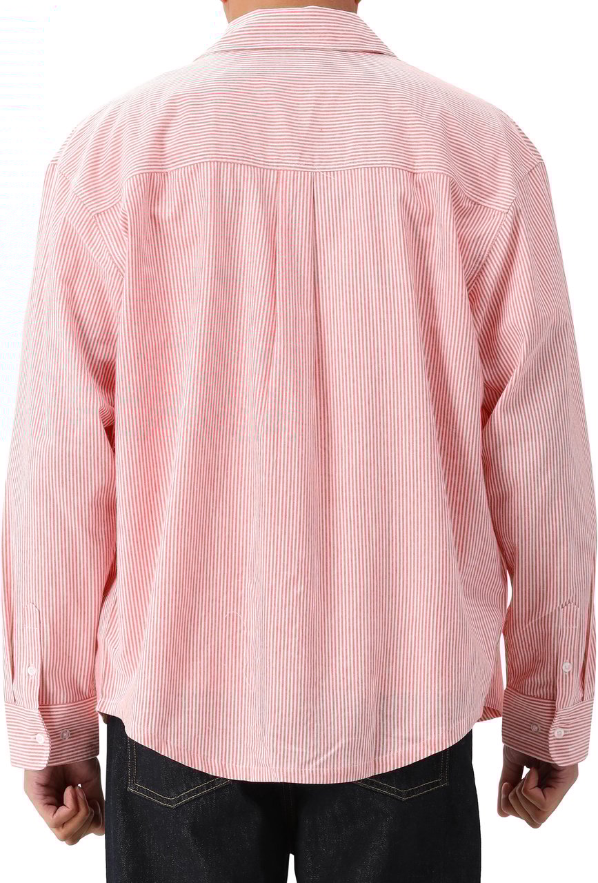 ØLÅF Ølaf Overhemd Roze Stripe Oxford Roze
