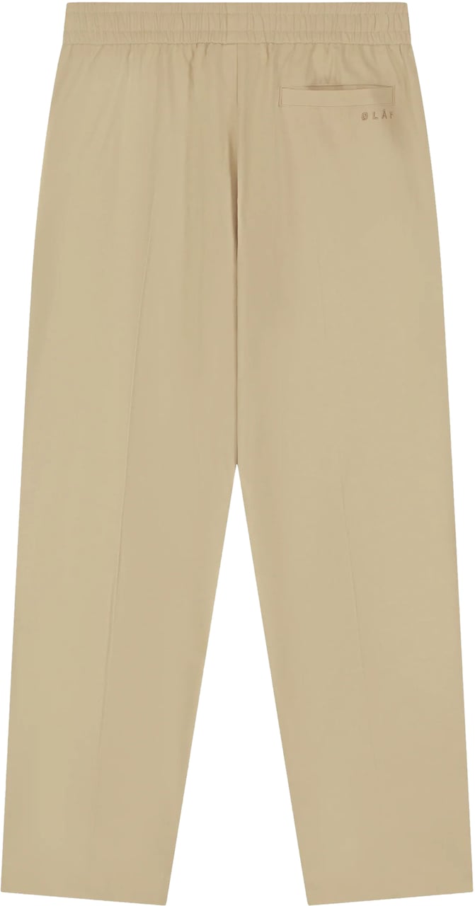 ØLÅF Olaf Slim Elasticated Pant Pantalons Beige M240401 Beige