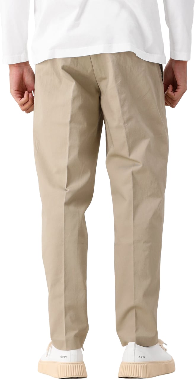 ØLÅF Ølaf Pantalon Beige Slim Elasticated Beige