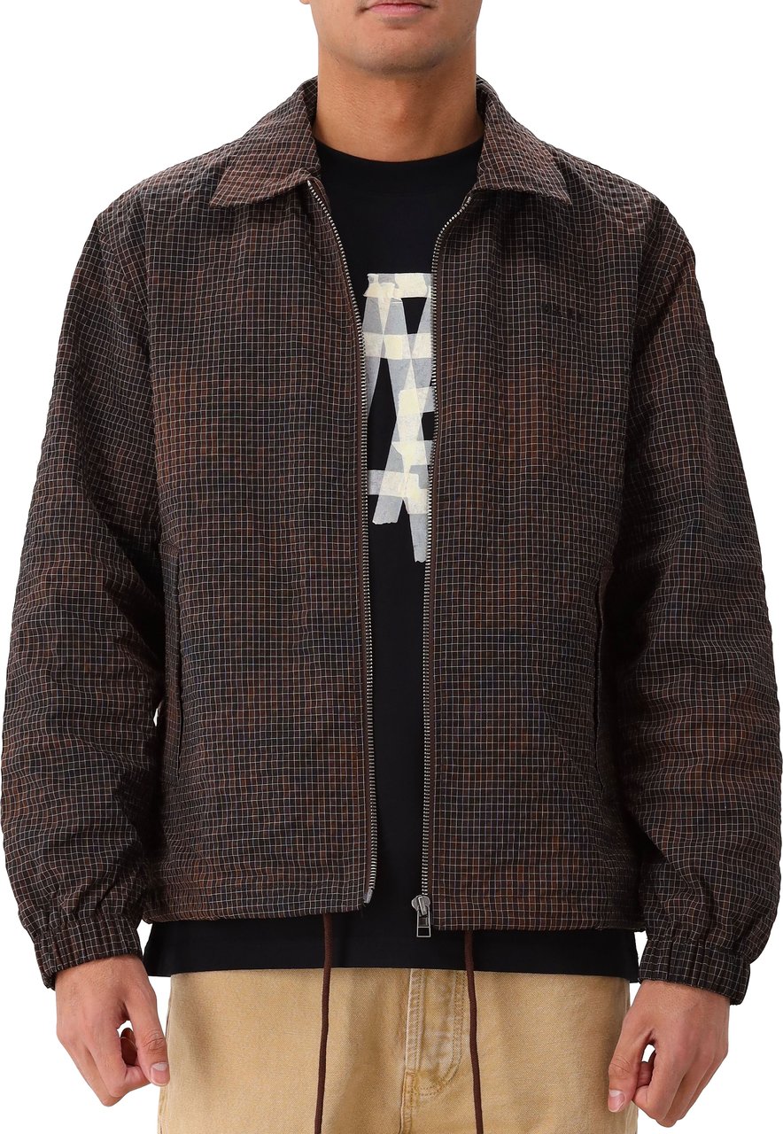 ØLÅF Ølaf Overshirt Bruin Ripstop Coach Jacket Bruin