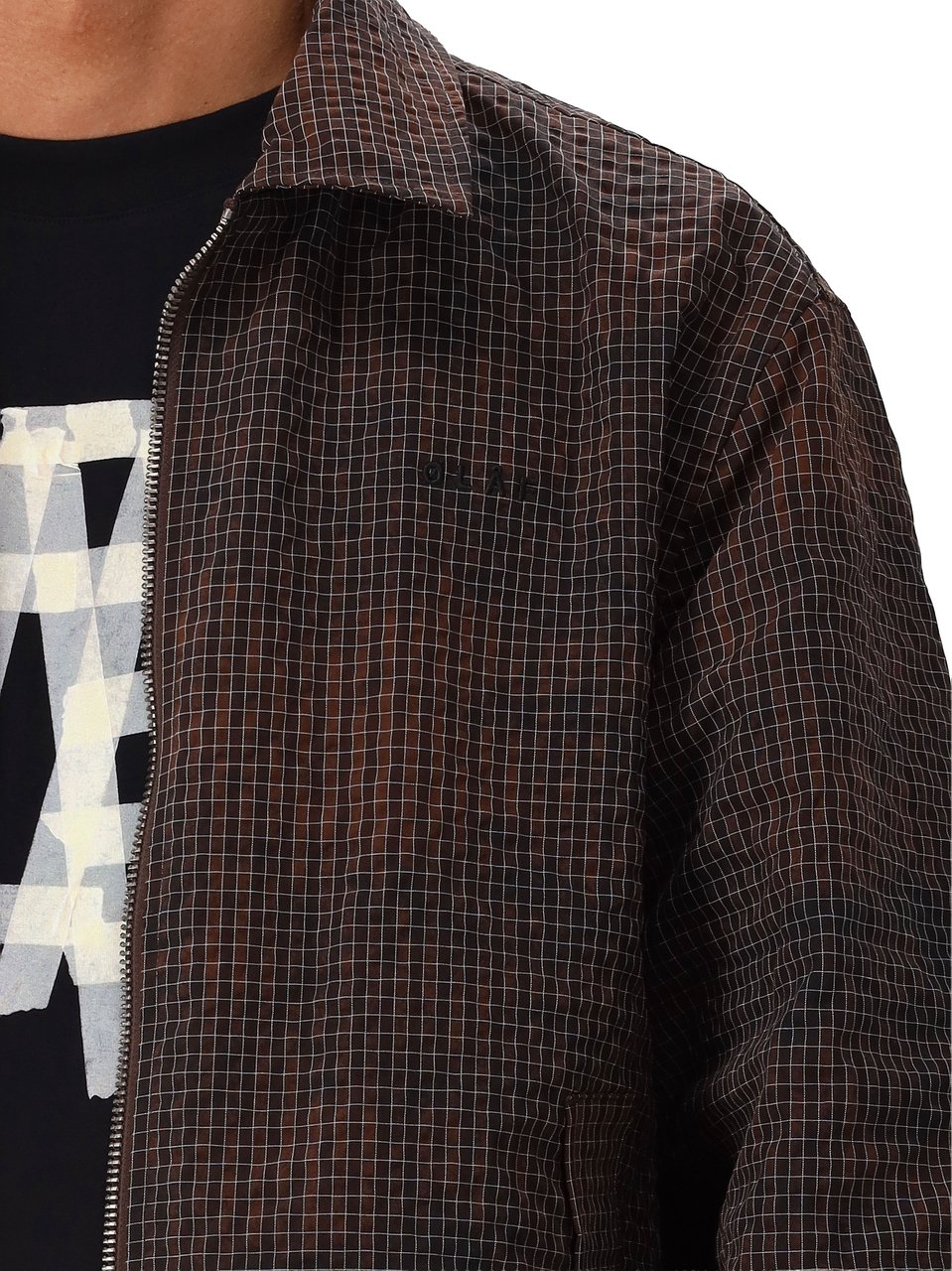 ØLÅF Ølaf Overshirt Bruin Ripstop Coach Jacket Bruin