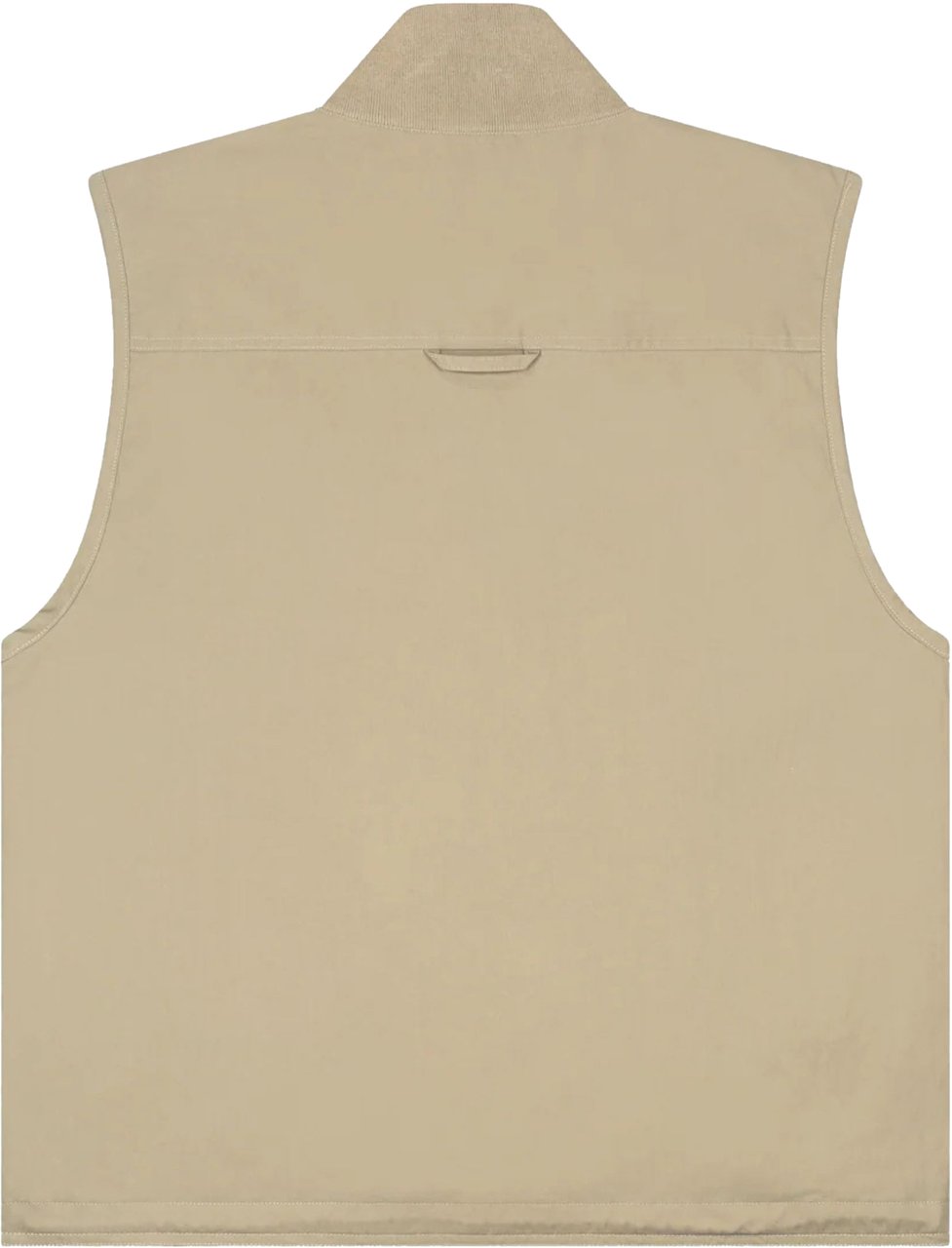 ØLÅF Olaf Zip Up Workwear Gilet Gilets Beige M240502 Beige