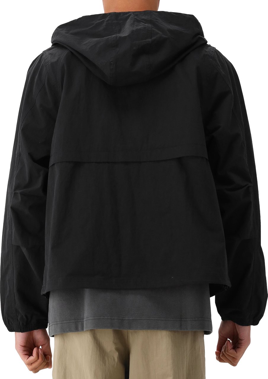 ØLÅF Ølaf Jas Zwart Technical Twill Windbreaker Zwart