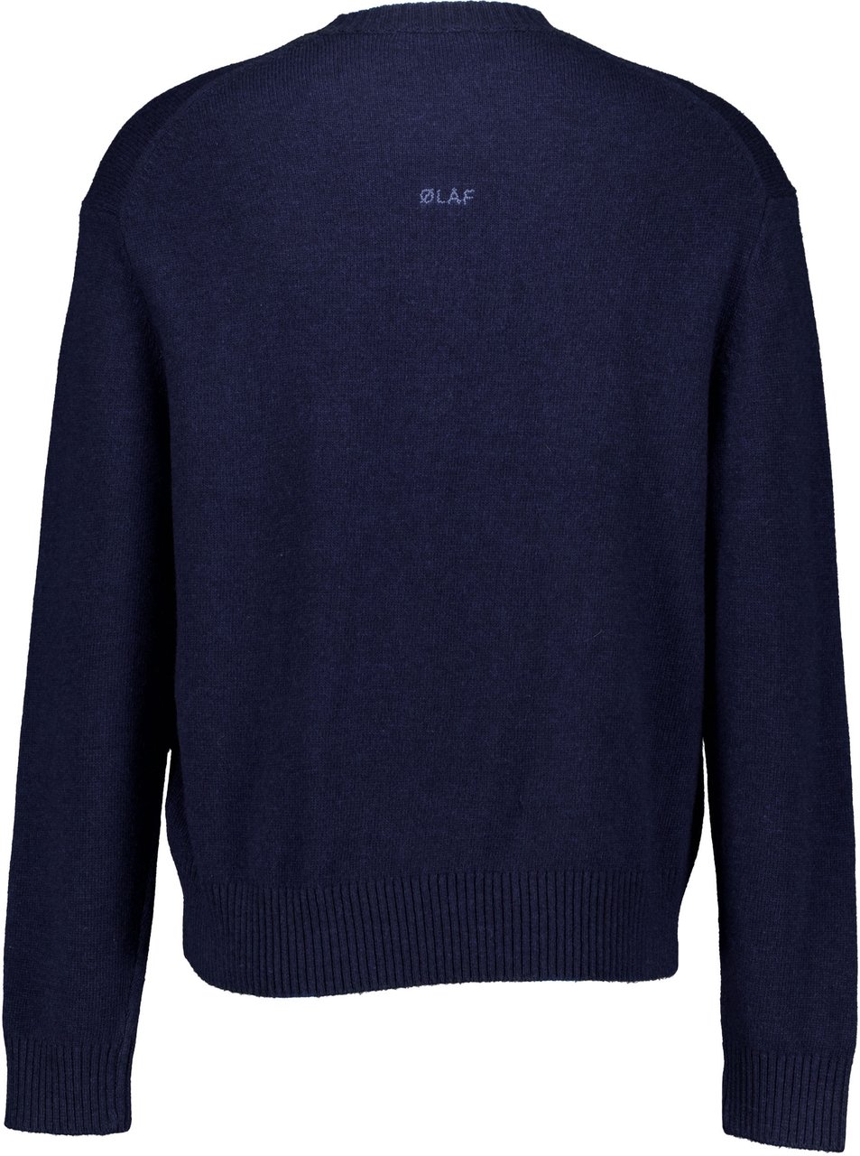 ØLÅF Olaf Essential Knitted Crewneck Sweaters Donkerblauw M240701 Blauw
