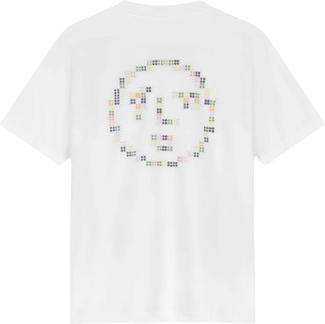 ØLÅF Olaf Dotted Face Tees T-shirts Wit M250100 Wit