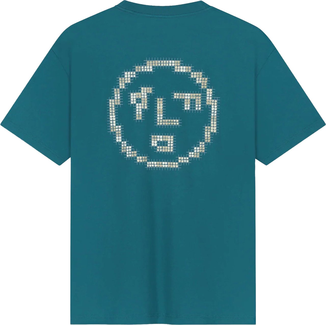 ØLÅF Olaf Dotted Face Tees T-shirts Groen M250100 Groen