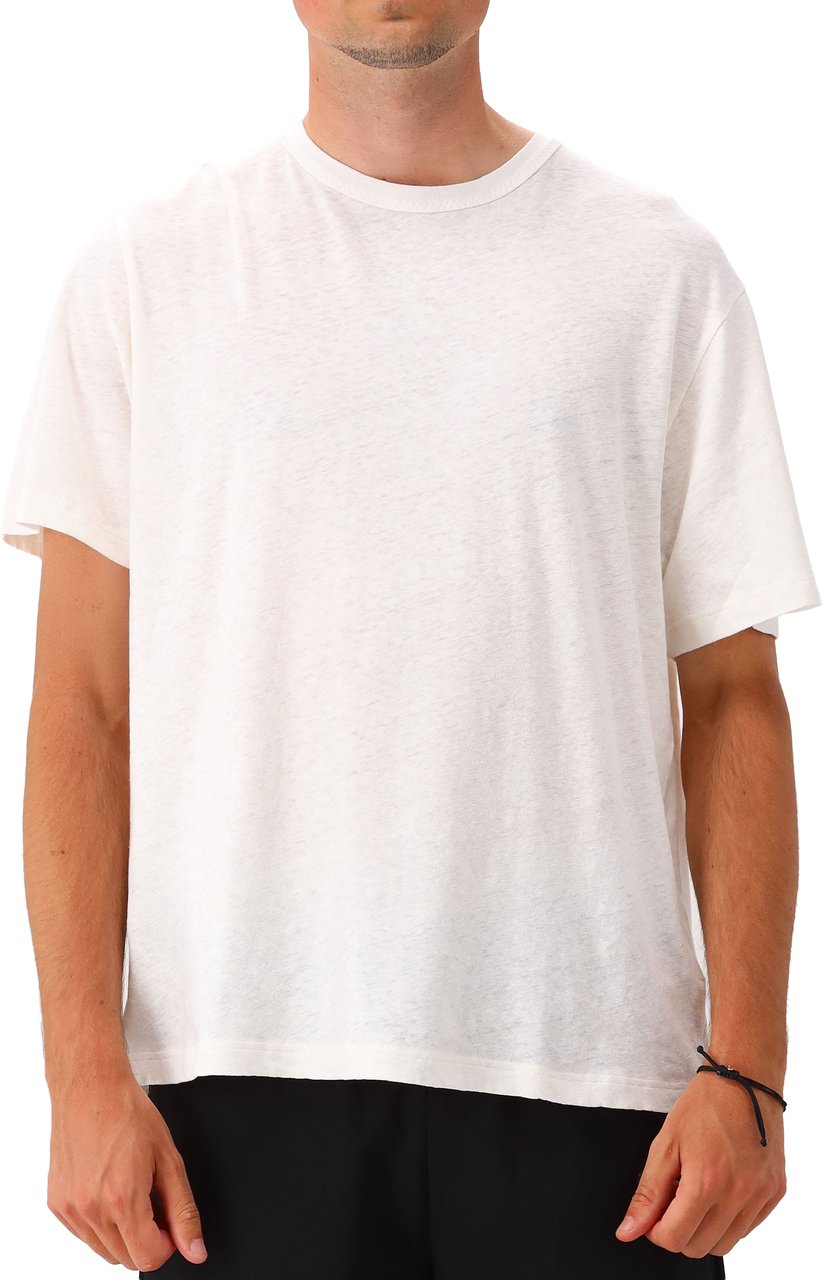 ØLÅF Olaf T-shirt Wit Essential Cotton Linnen Wit