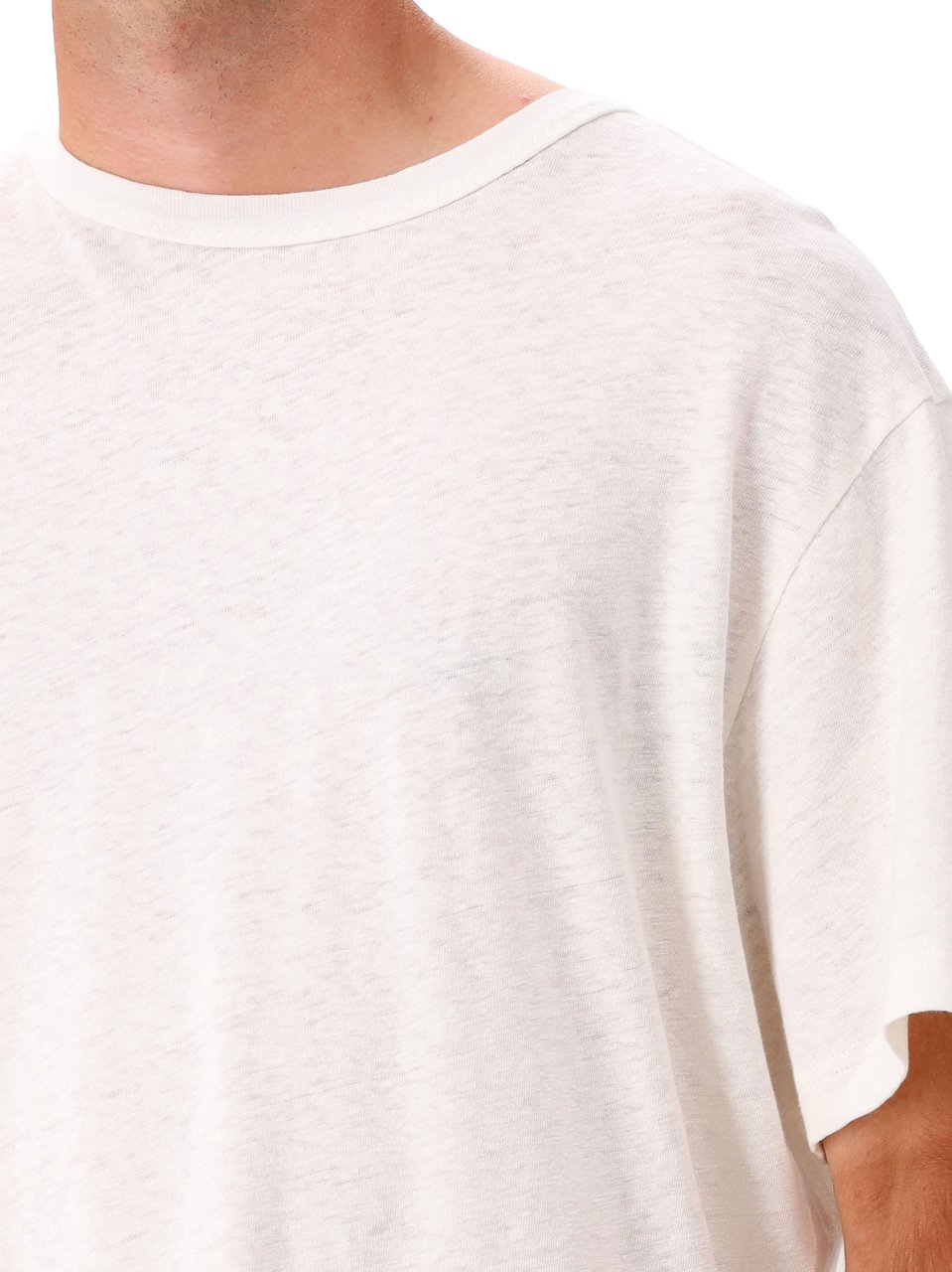 ØLÅF Olaf T-shirt Wit Essential Cotton Linnen Wit