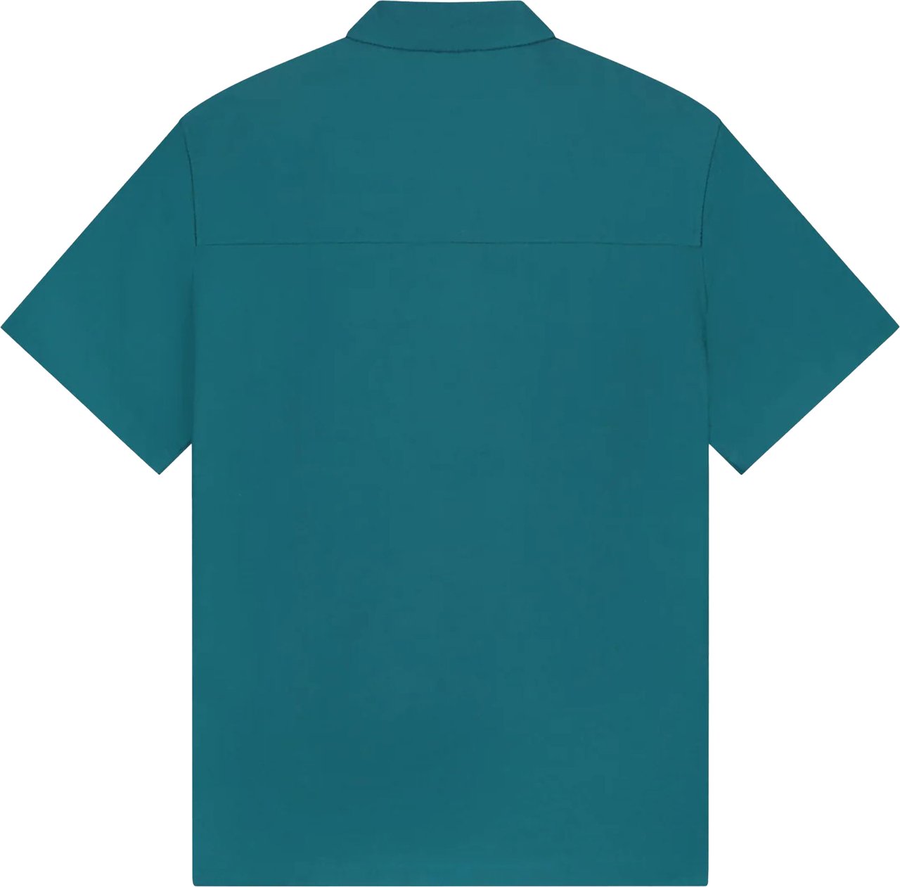 ØLÅF Olaf Seersucker Camp Shirts Korte Mouw Overhemden Groen M250300 Groen