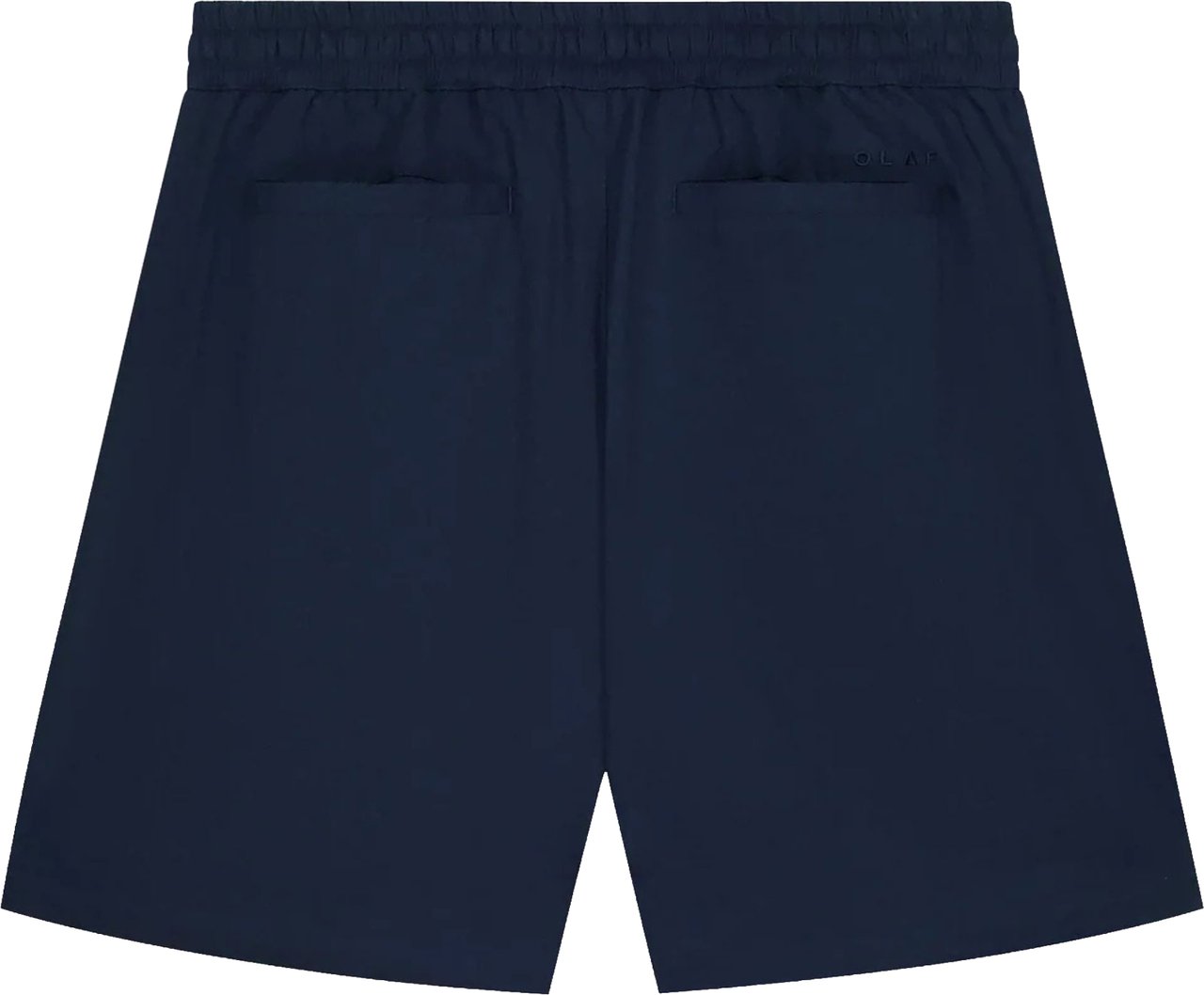ØLÅF Olaf Seersucker Shorts Shorts Donkerblauw M250403 Blauw