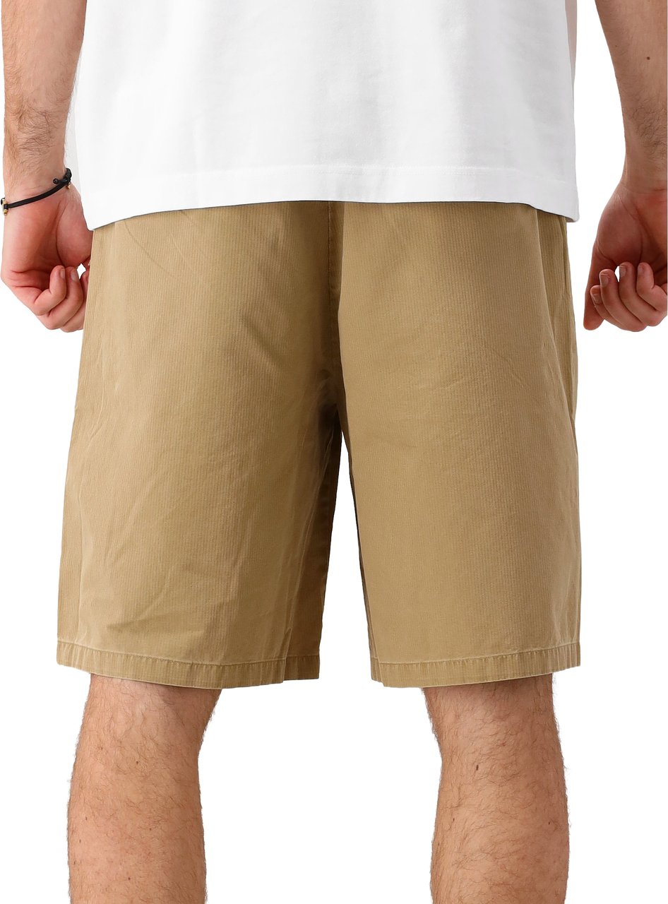 ØLÅF Olaf Korte Broek Beige Herringbone Pleated Beige