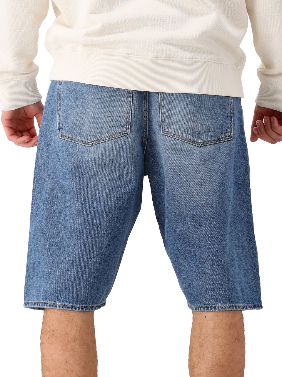ØLÅF Olaf Korte Broek Blauw Denim Blauw