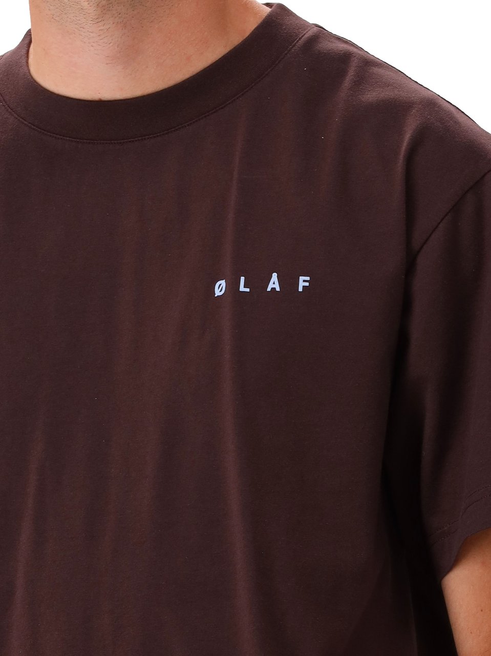 ØLÅF Olaf T-shirt Bruin Lasso Face Bruin