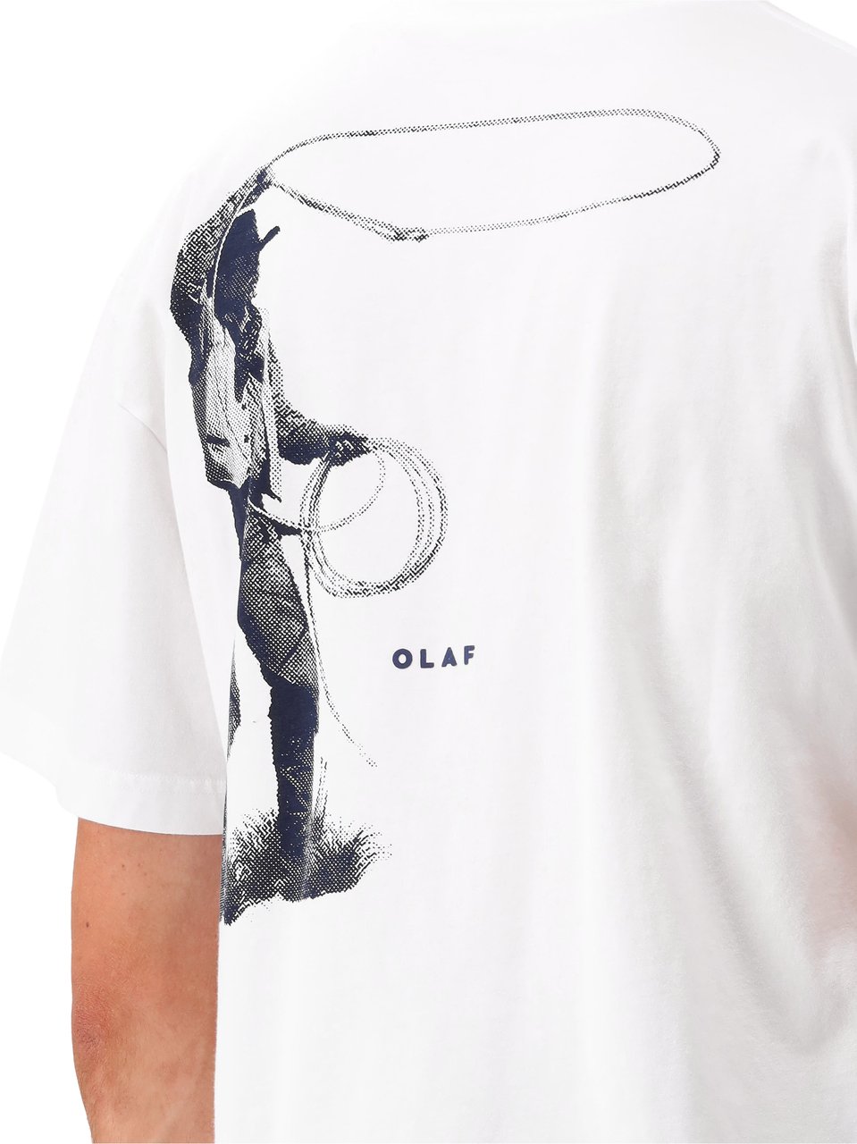 ØLÅF Olaf T-shirt Wit Cowboy Tee Wit