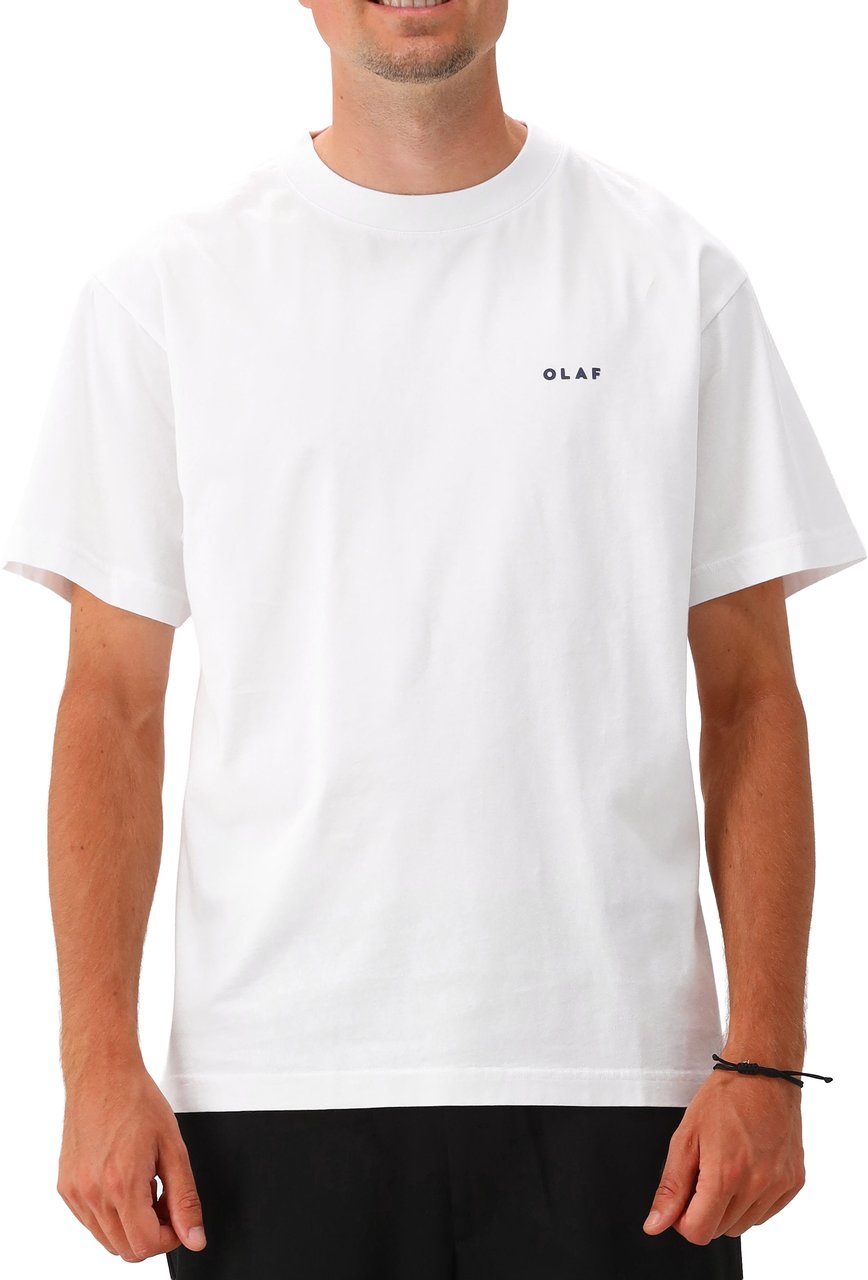 ØLÅF Olaf T-shirt Wit Cowboy Tee Wit