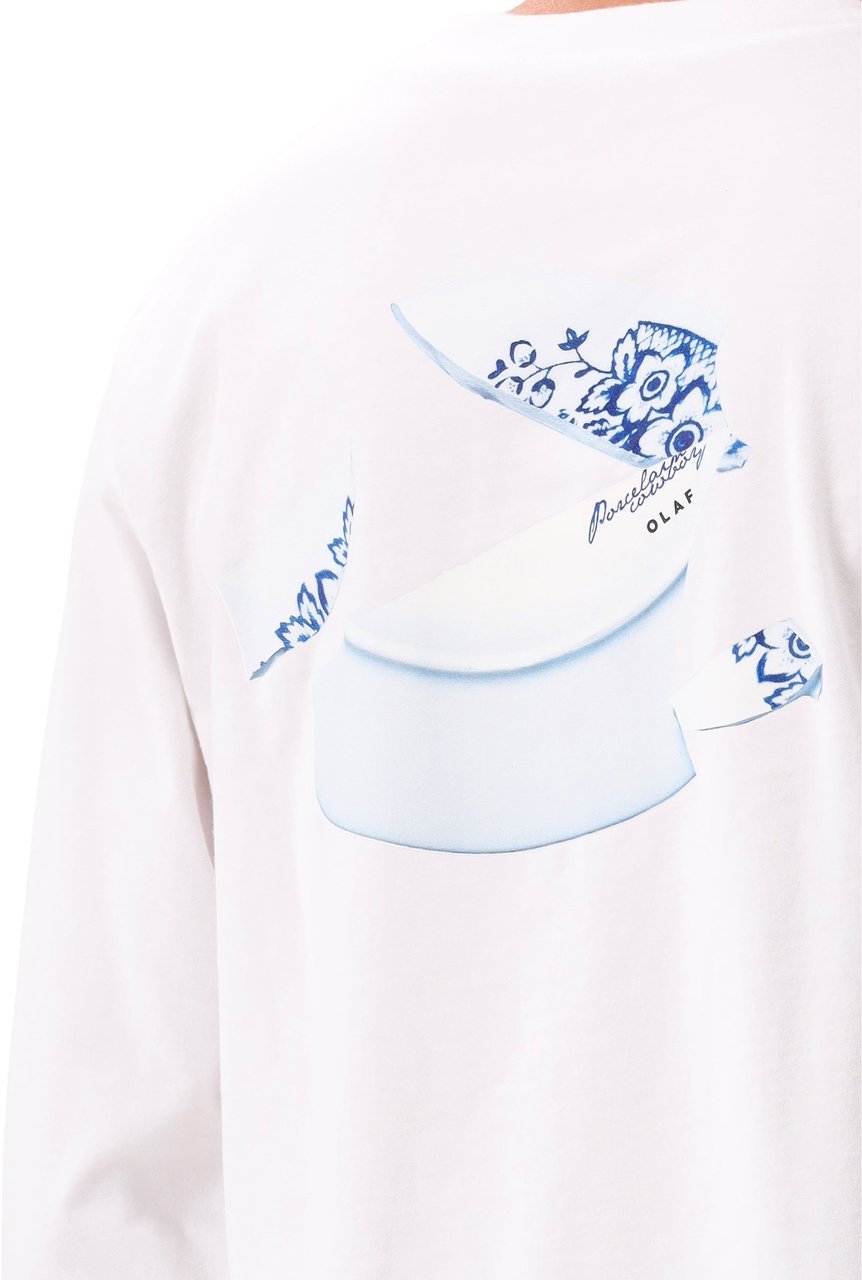 ØLÅF Olaf Longsleeve Wit Broken Plate Wit