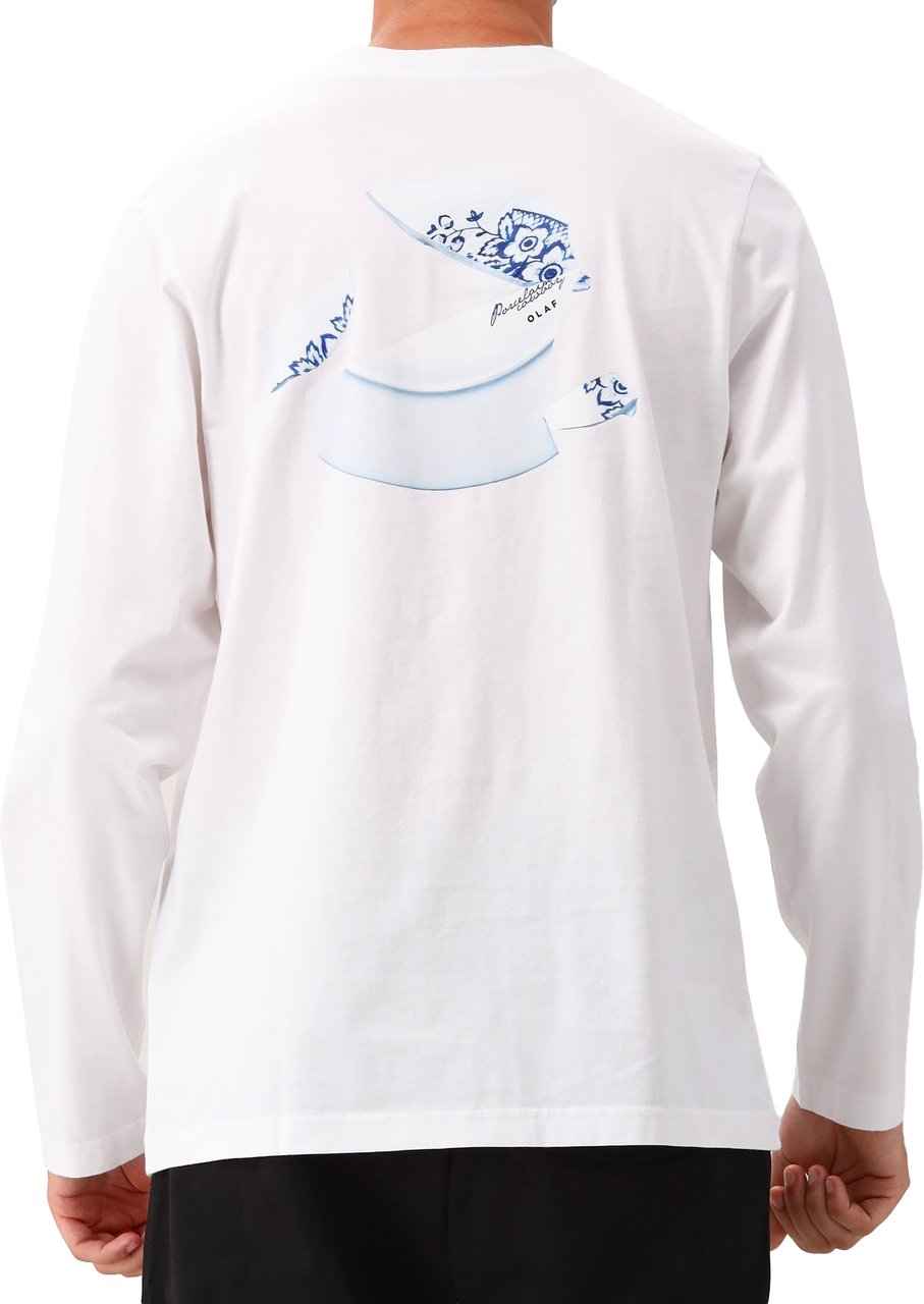 ØLÅF Olaf Longsleeve Wit Broken Plate Wit