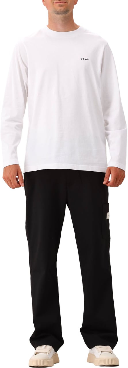 ØLÅF Olaf Longsleeve Wit Broken Plate Wit