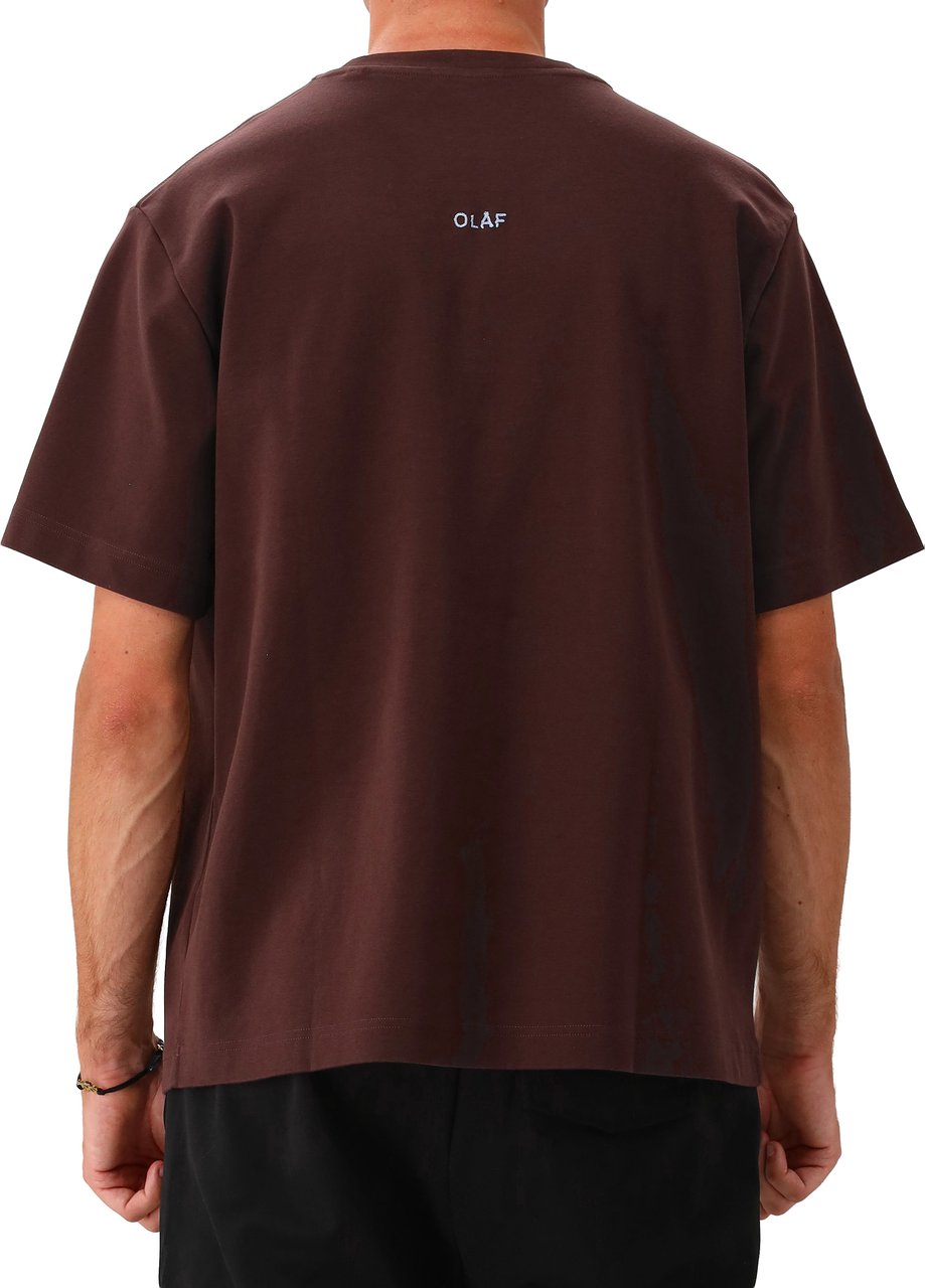 ØLÅF Olaf T-shirt Blauw Essential Tee Blauw