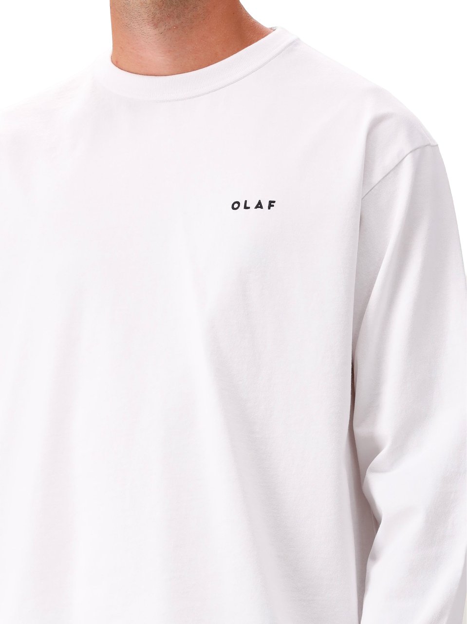 ØLÅF Olaf Longsleeve Wit Western Logo Wit