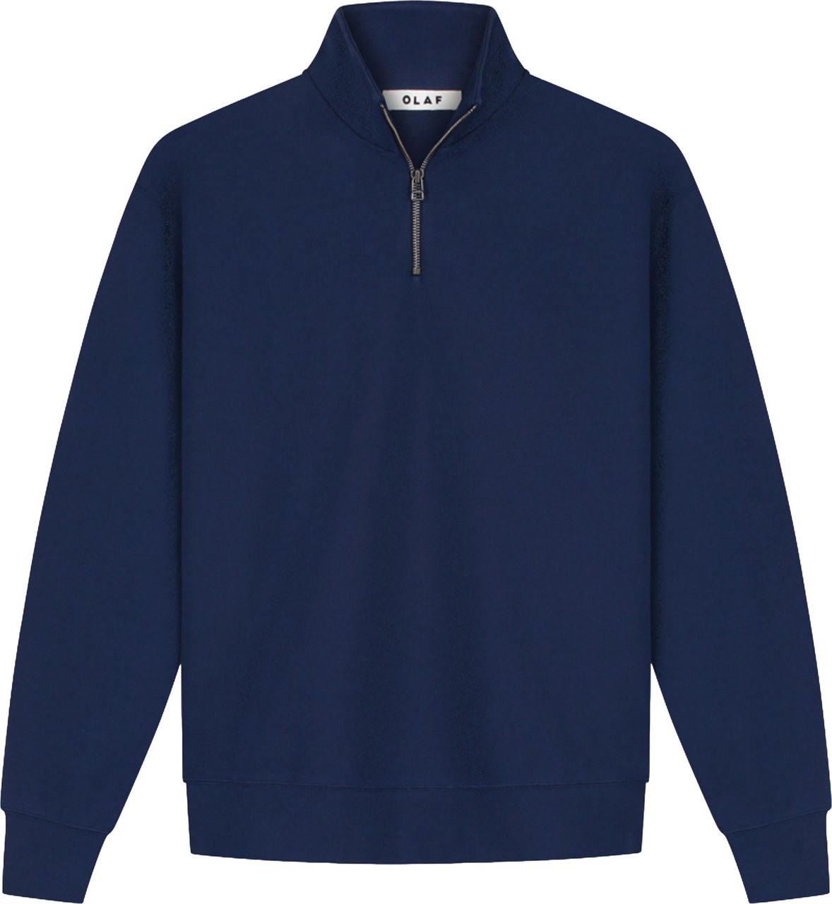 ØLÅF Olaf Essential Half Zip Pullovers Donkerblauw M260205 Blauw