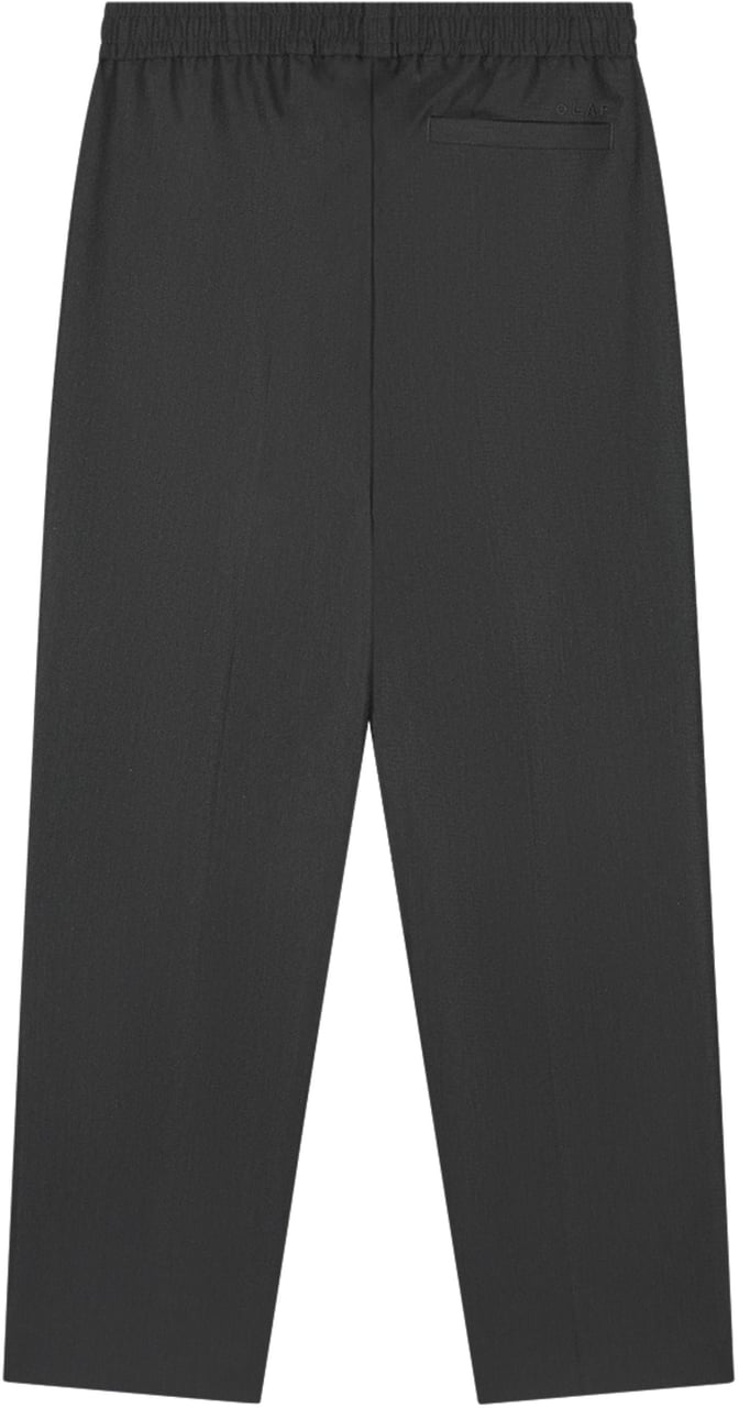 ØLÅF Olaf Slim Elasticated Pantalons Donkergrijs M260400 Grijs