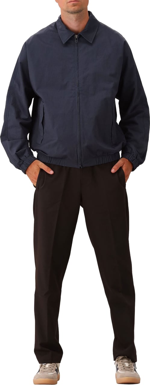 ØLÅF Olaf Overshirt Blauw Washed Coach Jacket Blauw
