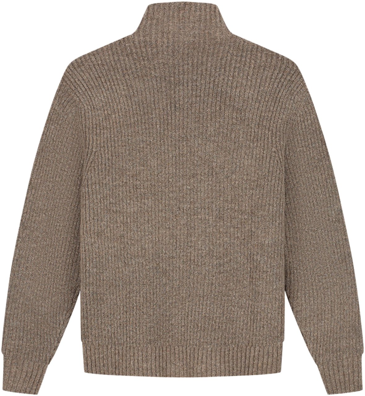 ØLÅF Olaf Signature Zip Knitted Sweaters Bruin M260706 Bruin