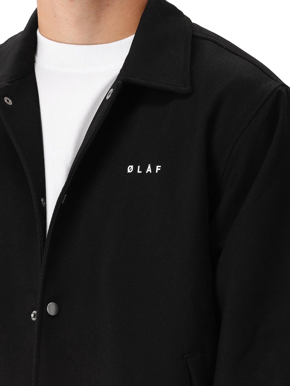ØLÅF Ølaf Jas Zwart Coach Jacket Zwart
