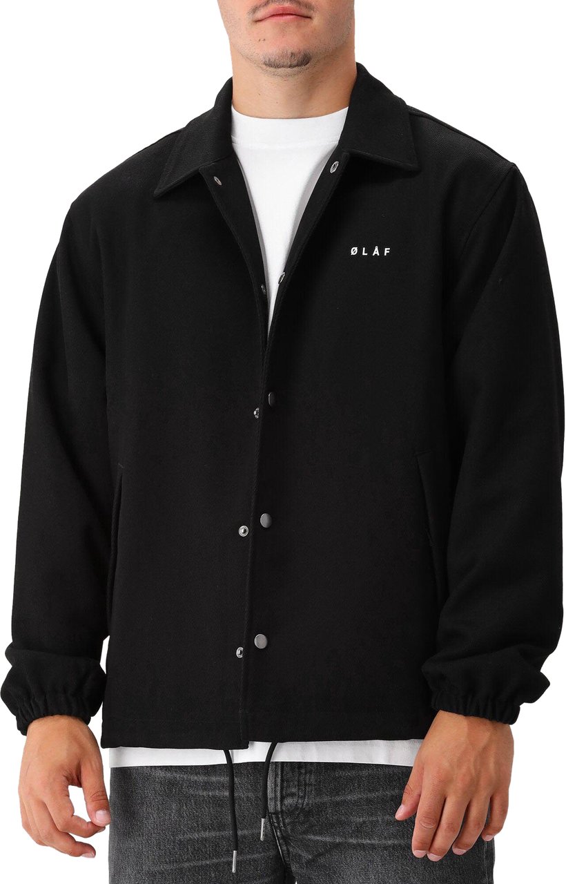 ØLÅF Ølaf Jas Zwart Coach Jacket Zwart