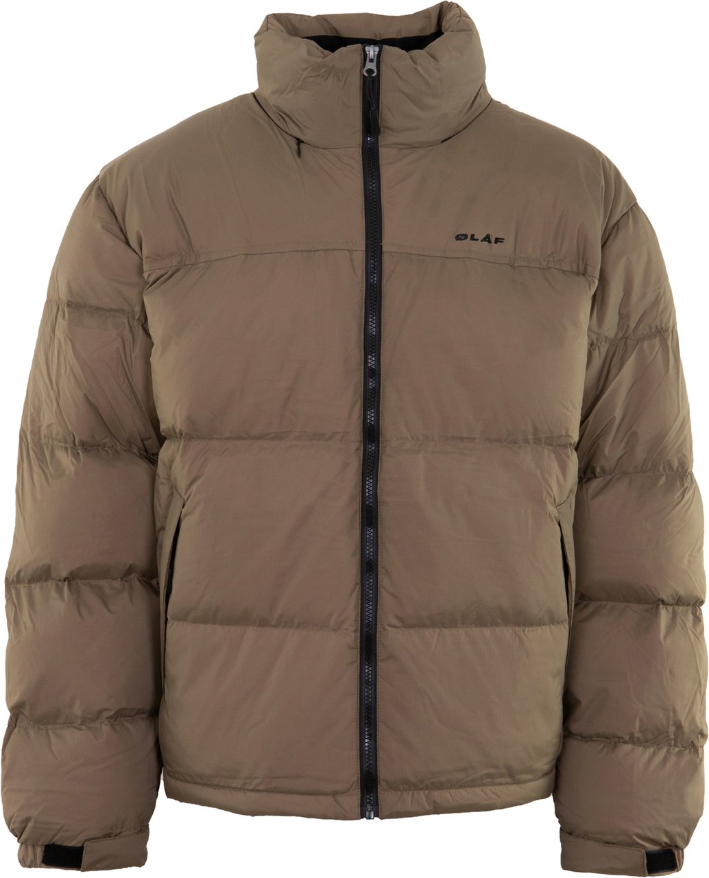 ØLÅF Heren Puffer Jacket Bruin Bruin