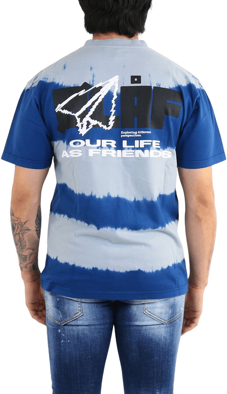 ØLÅF Heren OLAF WAVY TEE Blauw