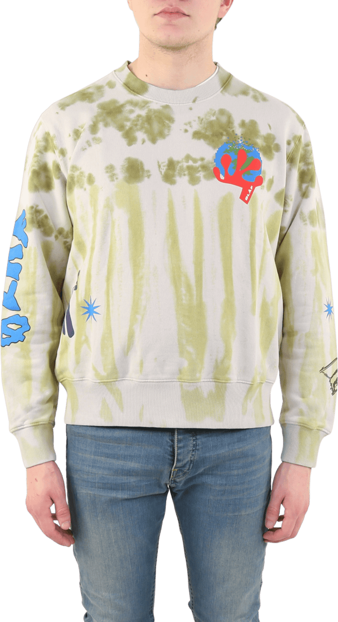 ØLÅF Heren OLAF FRIENDS CREWNECK Groen