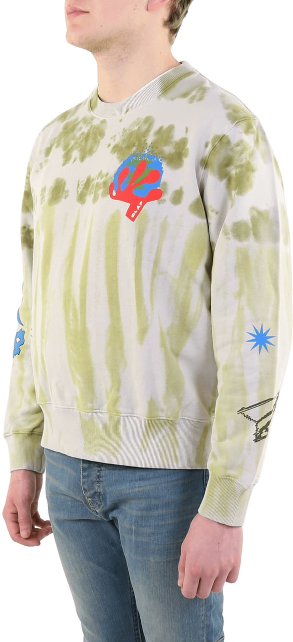 ØLÅF Heren OLAF FRIENDS CREWNECK Groen