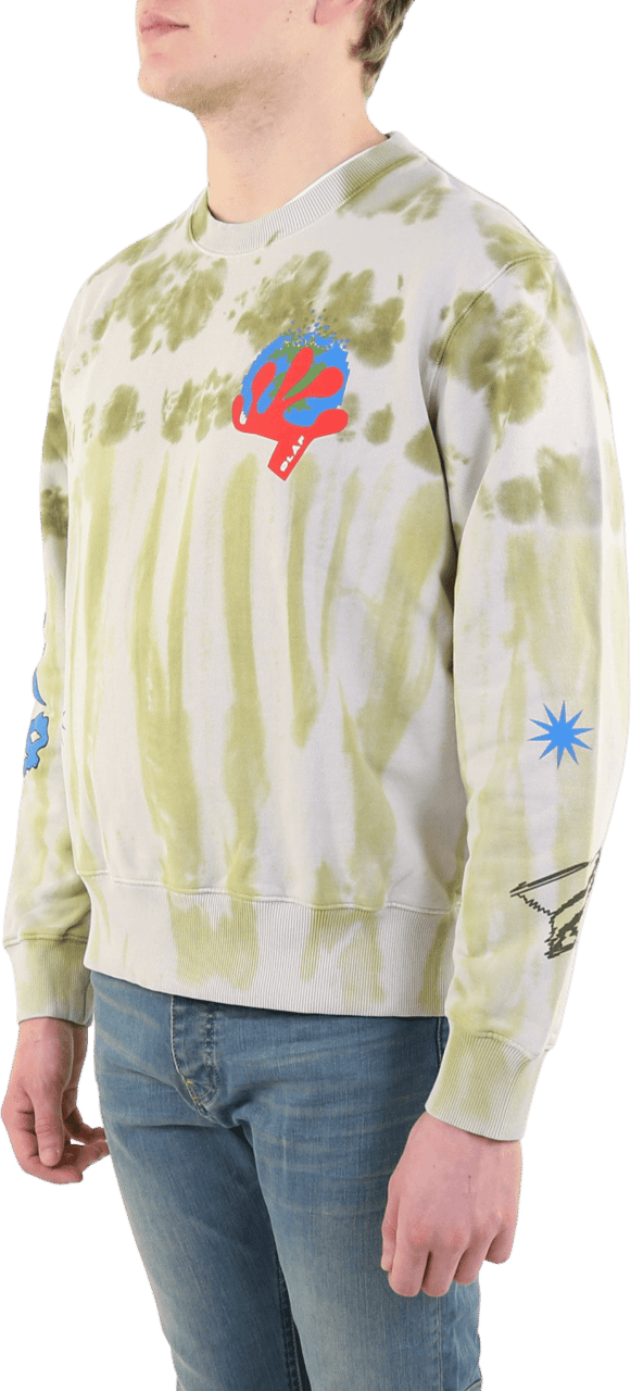 ØLÅF Heren OLAF FRIENDS CREWNECK Groen